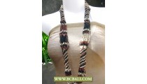 Mixed Beaded Long Necklace Fashion